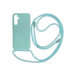Silicone Case with String for Samsung Galaxy A25 5G Sea Green Silicone Case with String for Samsung Galaxy A25 5G Sea Green